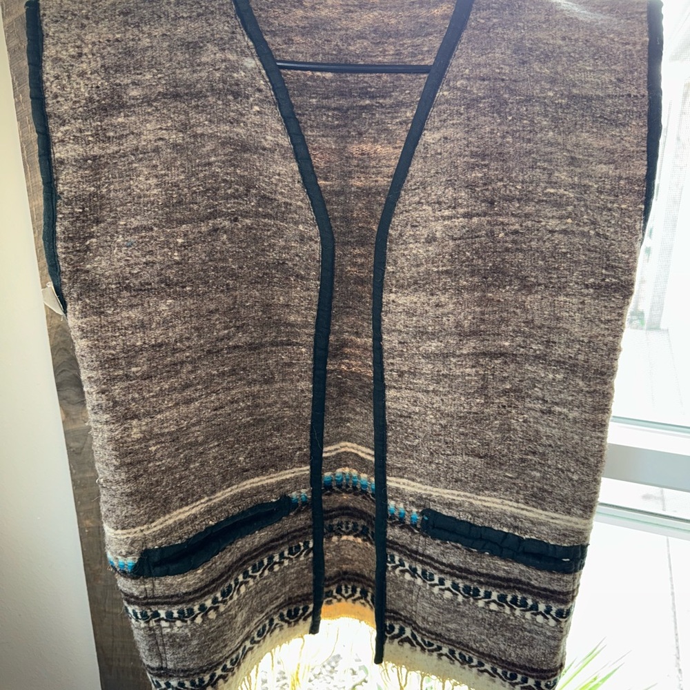 Trendy Tribal Boho Knit Vest